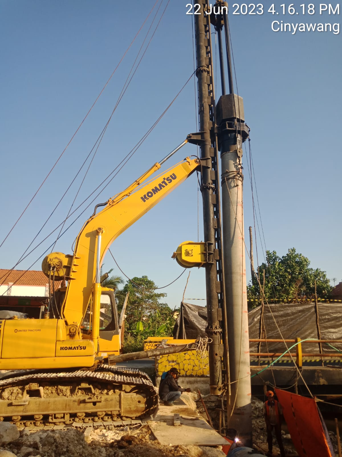 Alat Exca Pancang Diesel